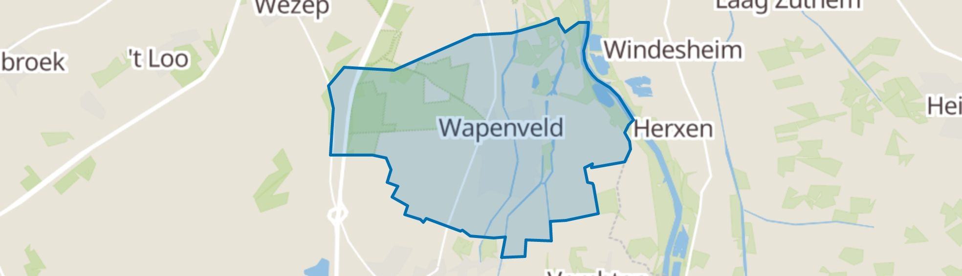 Wapenveld map