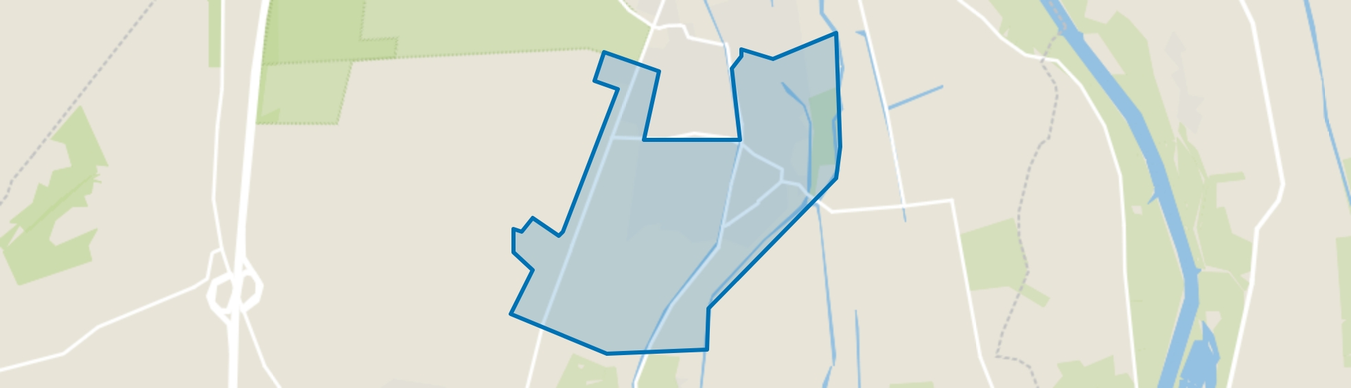 Verspreide huizen Wapenveld-Zuid, Wapenveld map