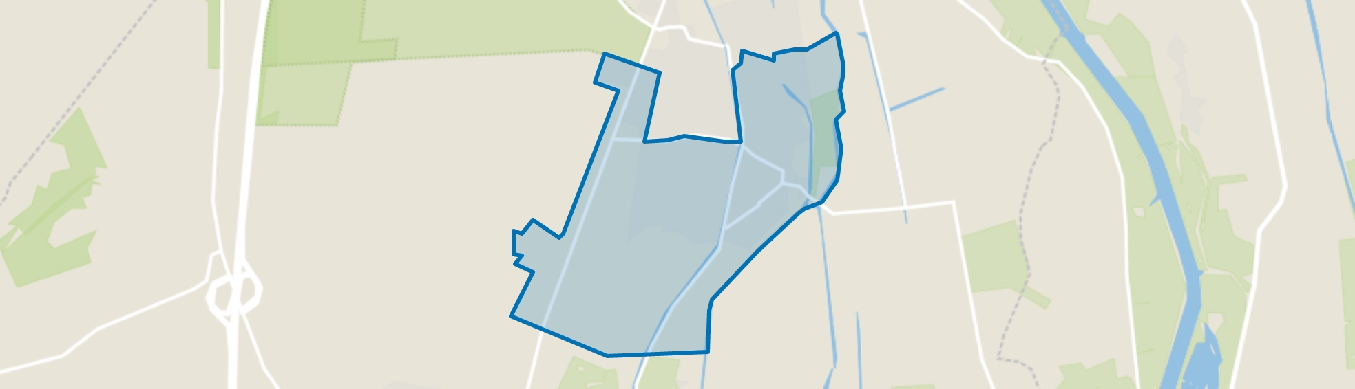 Verspreide huizen Wapenveld-Zuid, Wapenveld map