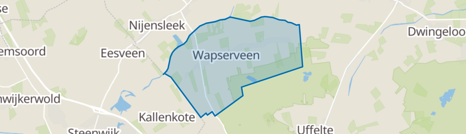 Wapserveen map