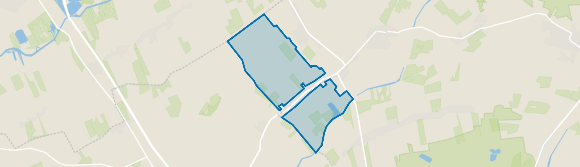 Verspreide huizen Nijensleek, Wapserveen map