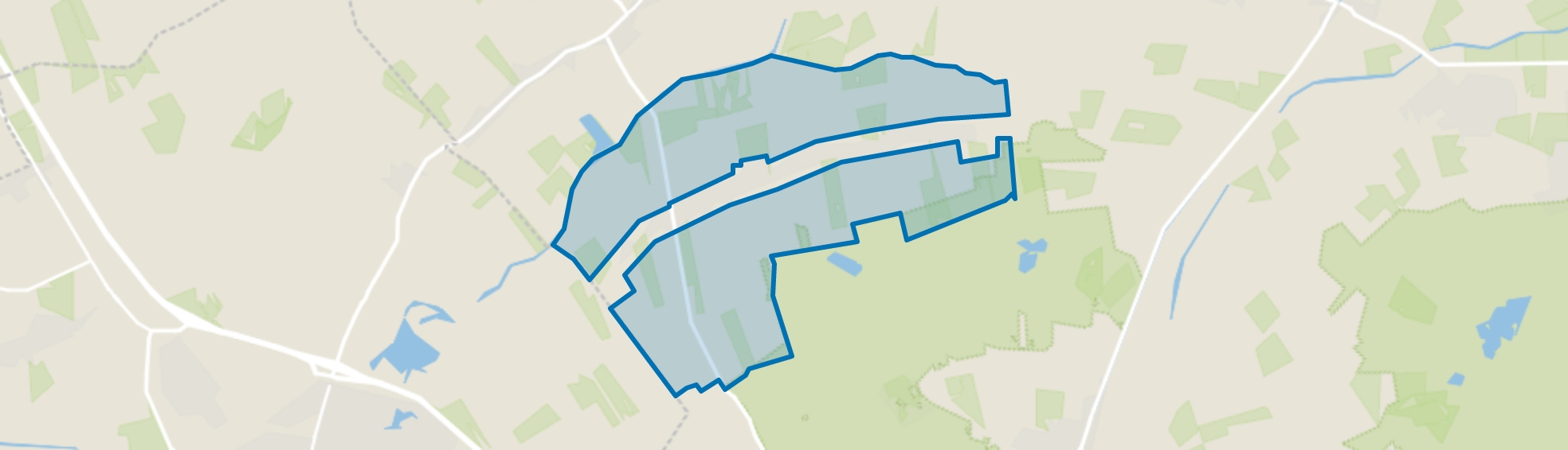 Verspreide huizen Wapserveen, Wapserveen map