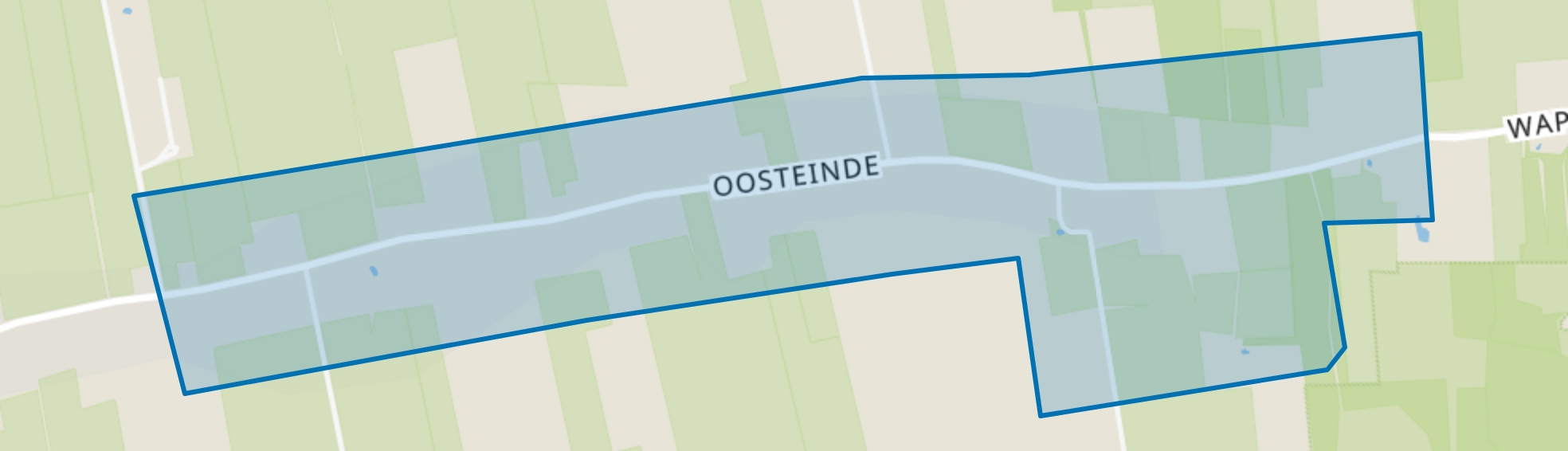 Wapserveen-Oost, Wapserveen map