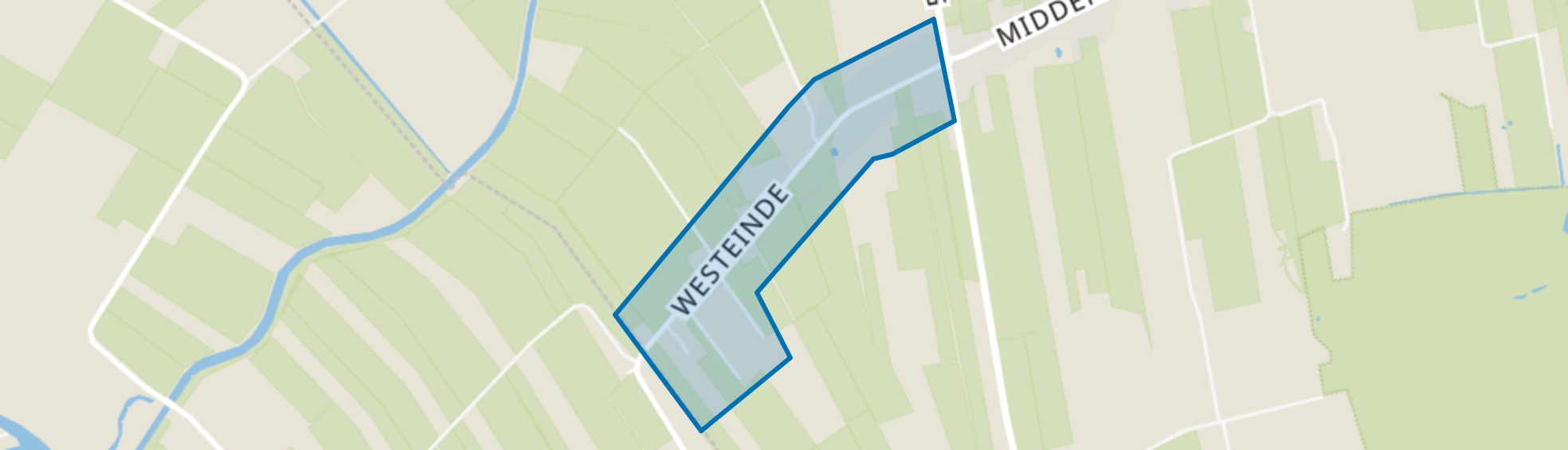 Wapserveen-West, Wapserveen map