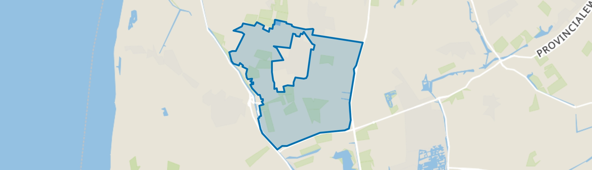 Buitengebied Warmenhuizen, Warmenhuizen map