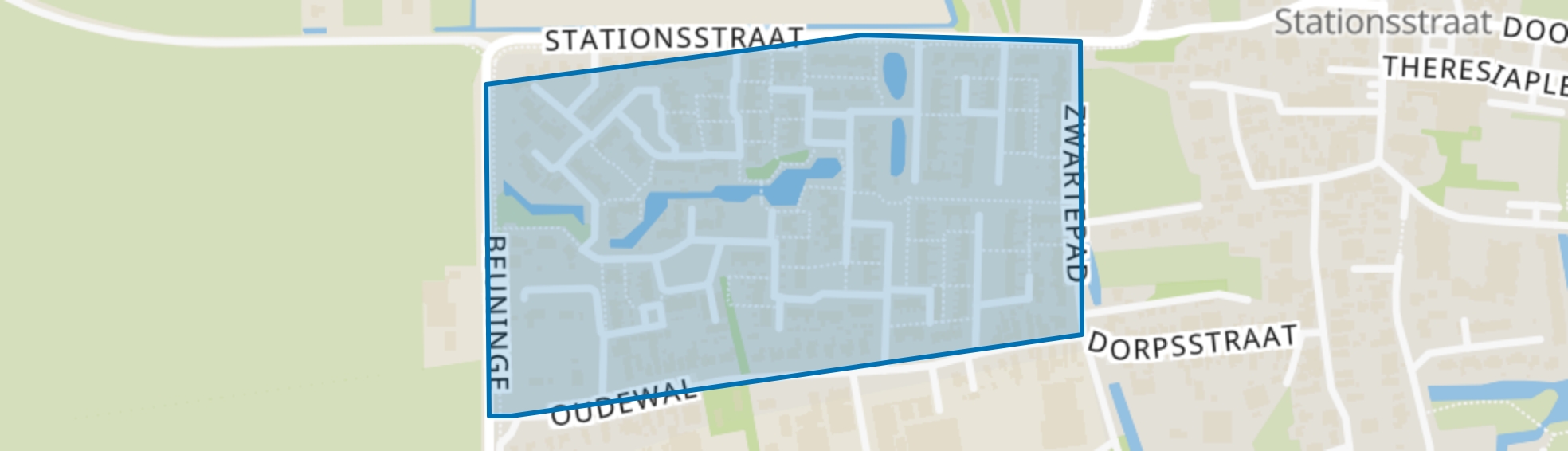 Schelphoek, Warmenhuizen map