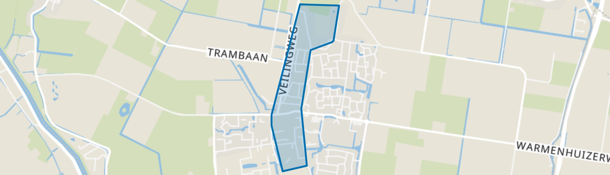 Warmenhuizen-Centrum, Warmenhuizen map