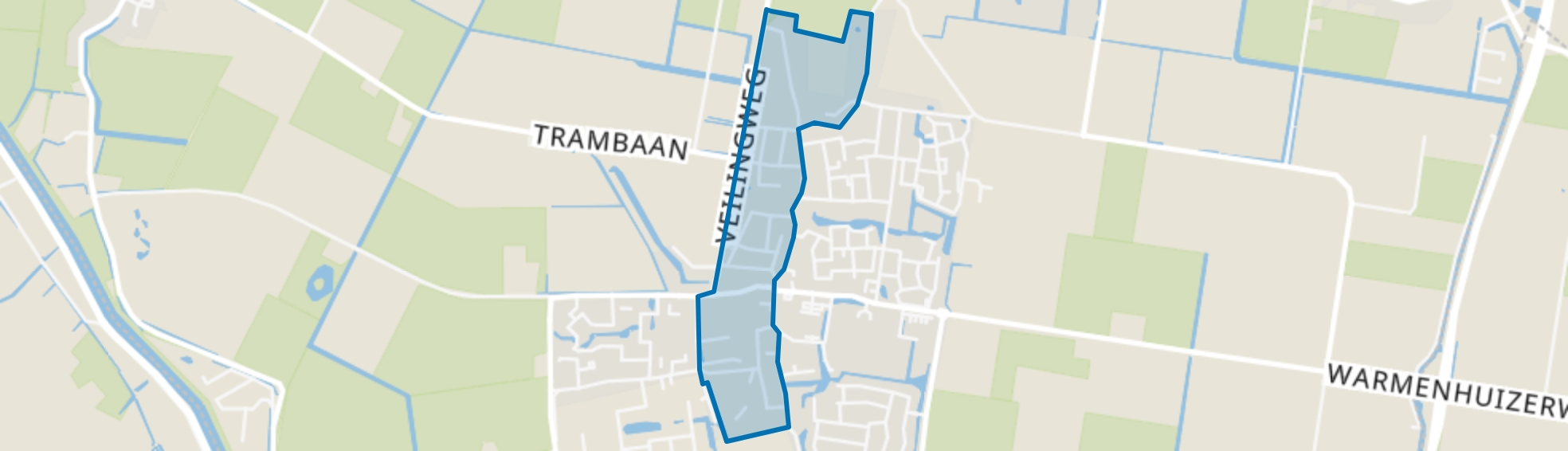 Warmenhuizen-Centrum, Warmenhuizen map