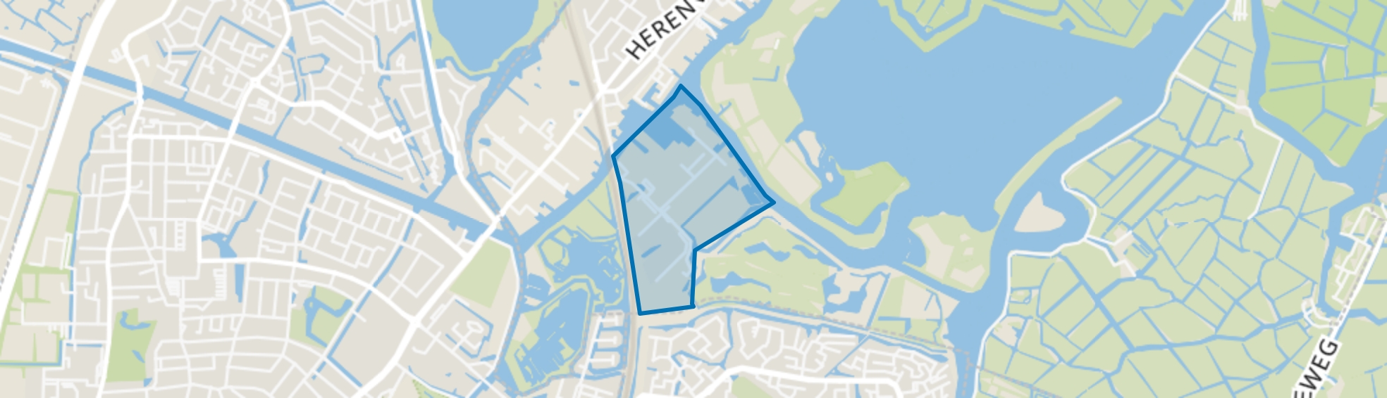 Veerpolder, Warmond map