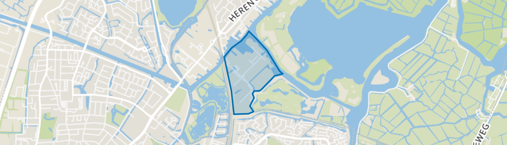 Veerpolder, Warmond map