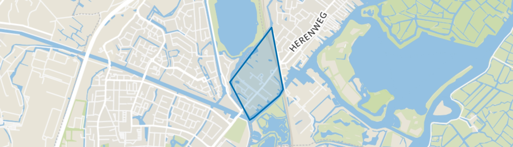 Westeinde-Lommerlust, Warmond map