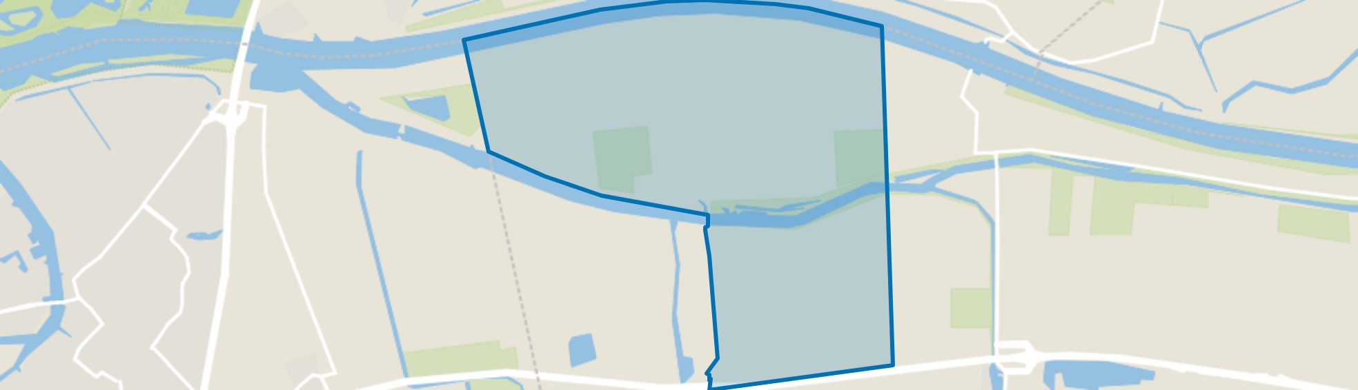 Buitengebied Waspik, Waspik map