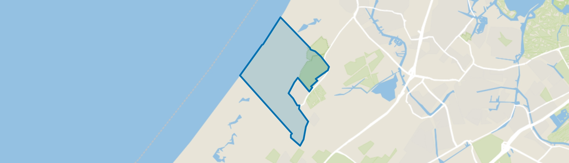 Buitengebied Duinrell-Wassenaarse Slag, Wassenaar map