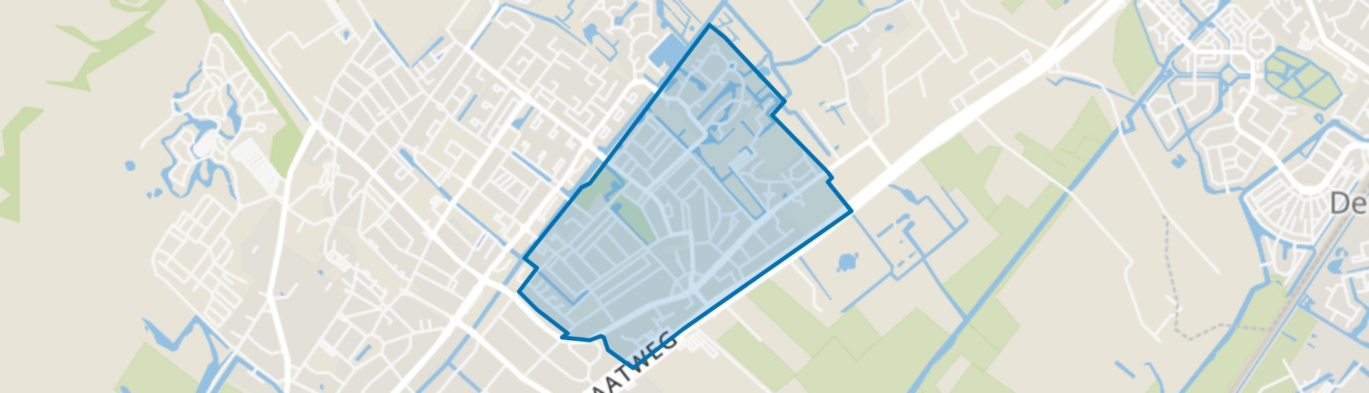 Groot Deijleroord en Ter Weer, Wassenaar map