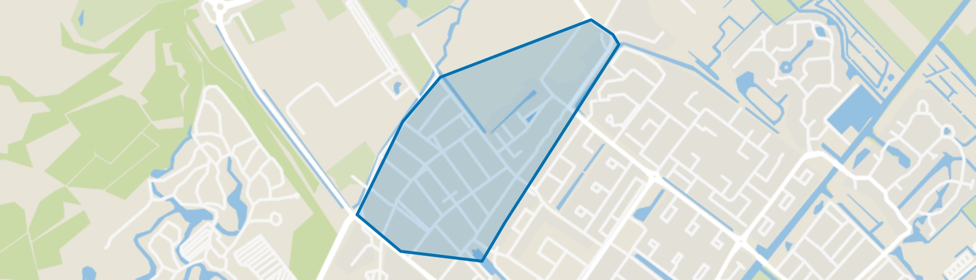 Oostdorp, Wassenaar map