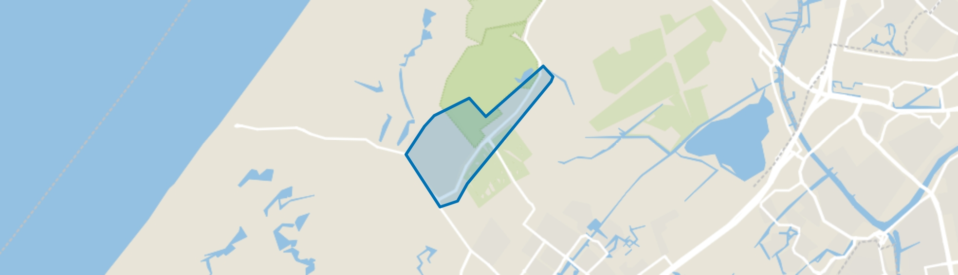 Rijksdorp met De Pan, Wassenaar map