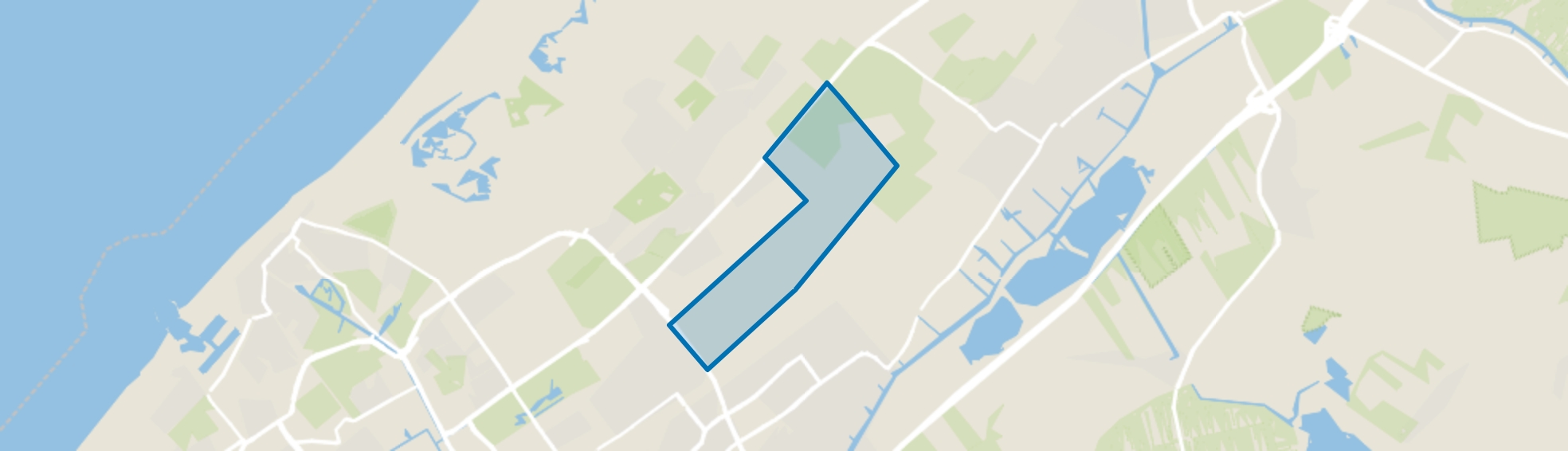 Verspreide huizen Eikenhorst, Wassenaar map