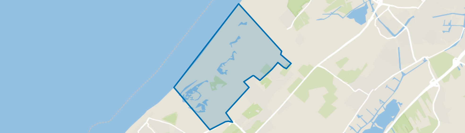 Verspreide huizen Meijendel, Wassenaar map
