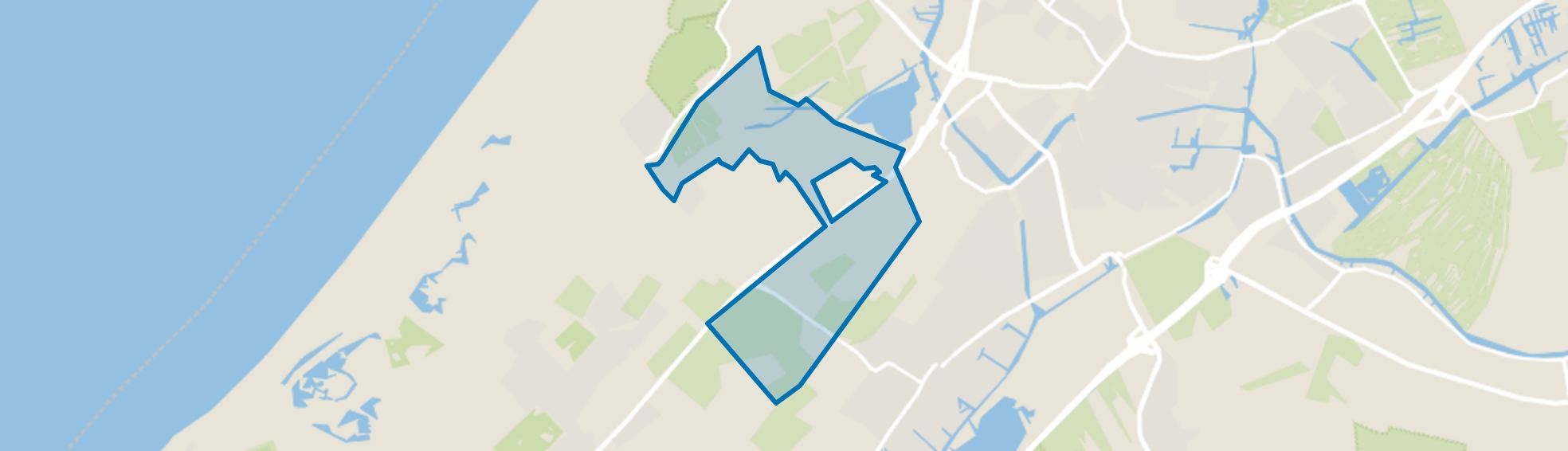 Verspreide huizen Raaphorst en in poldergebied, Wassenaar map