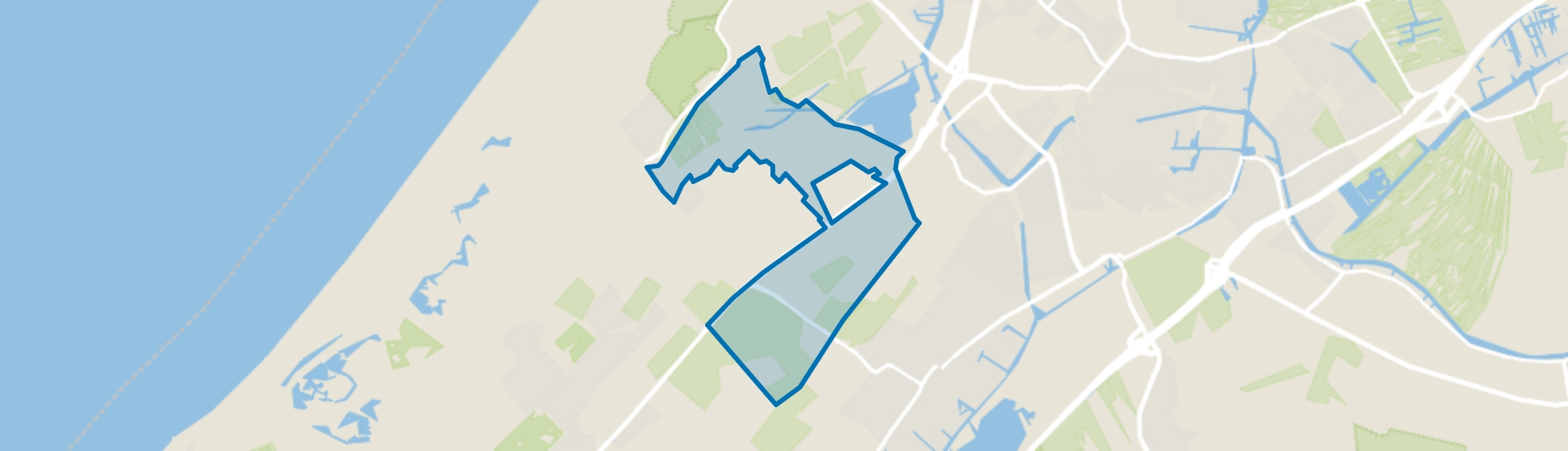 Verspreide huizen Raaphorst en in poldergebied, Wassenaar map