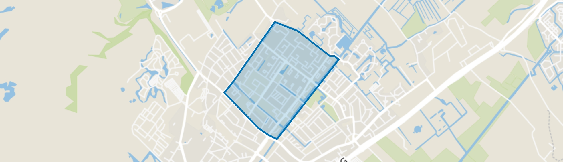 Zijlwatering-haven, Wassenaar map