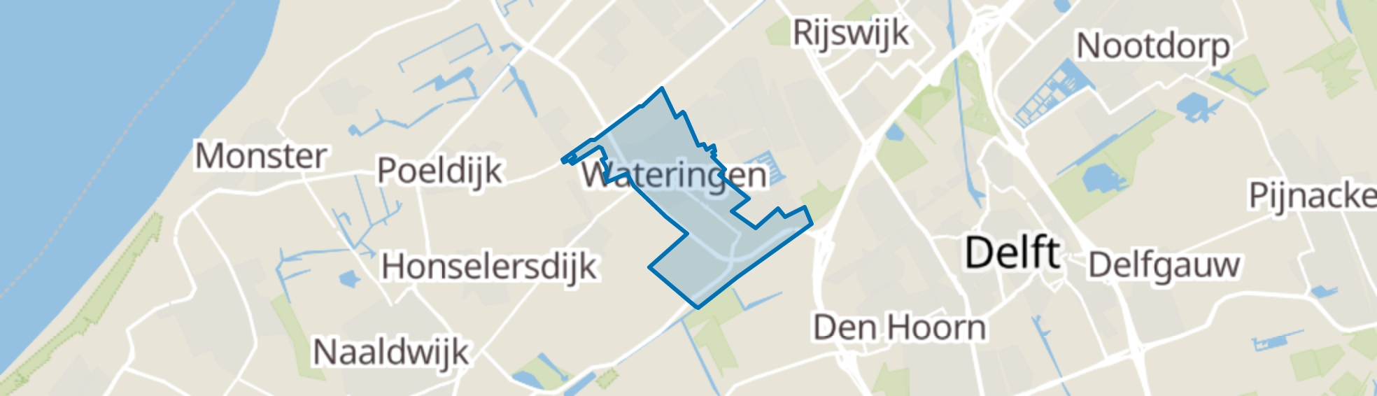 Wateringen map