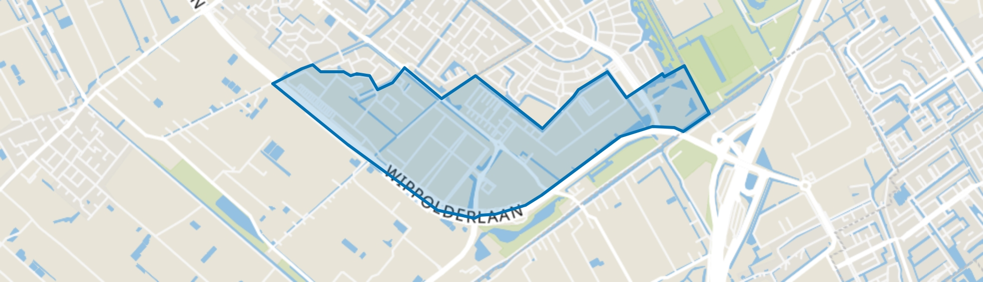 Bedrijventerrein Wateringen, Wateringen map