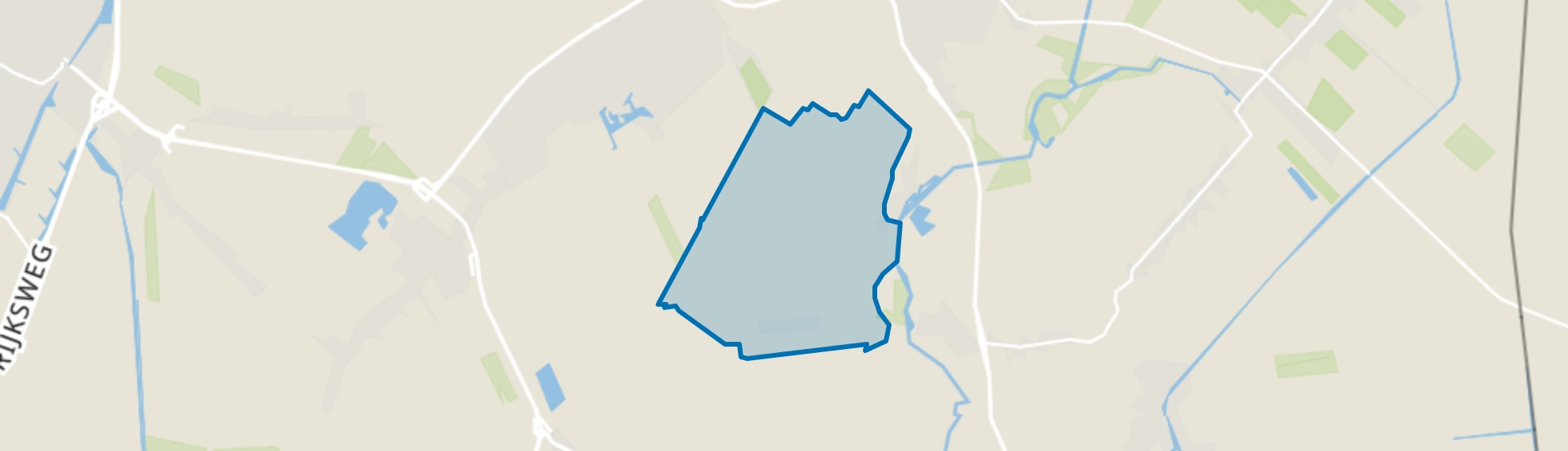 Verspreide huizen Hoorn, Wedde map