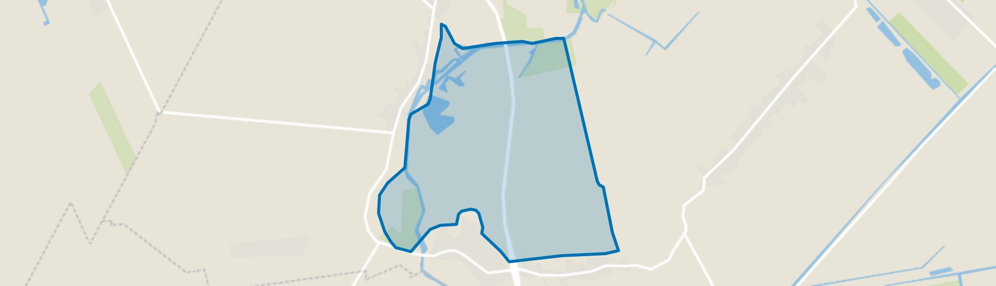 Verspreide huizen in de Weddermarke, Wedde map