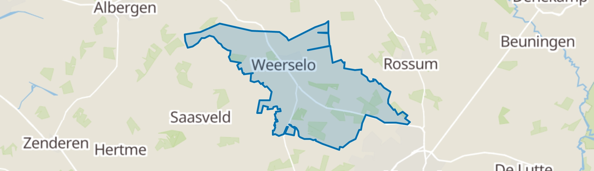 Weerselo map