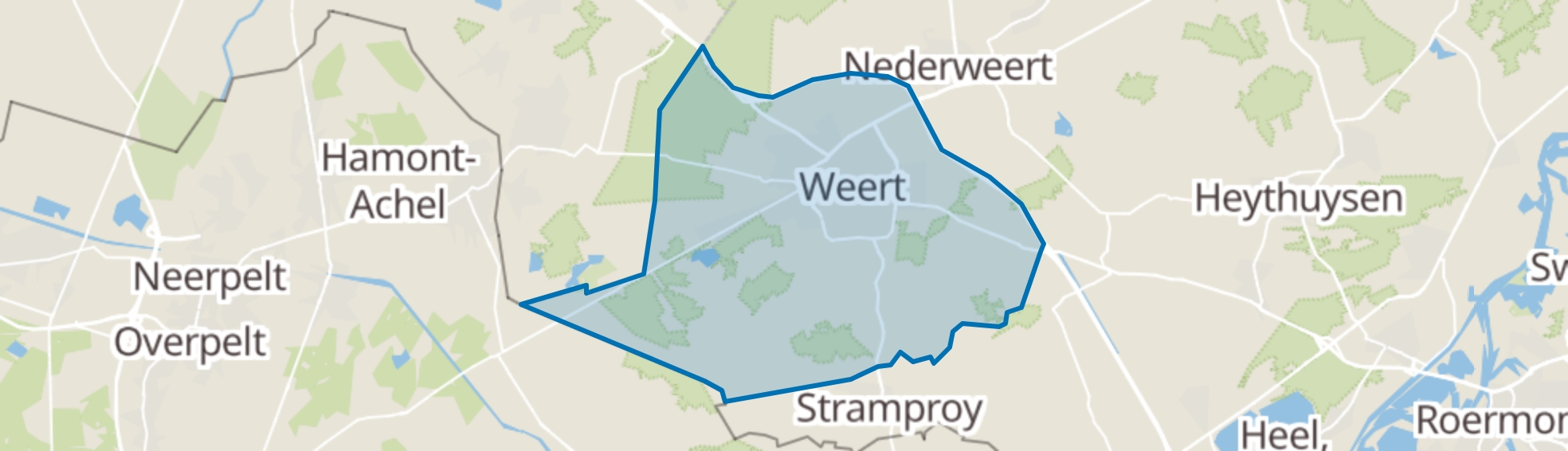 Weert map