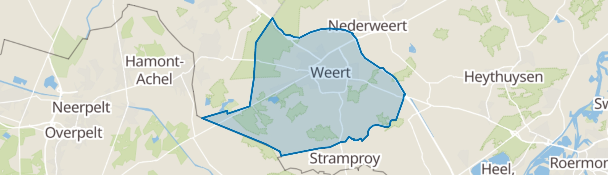 Weert map