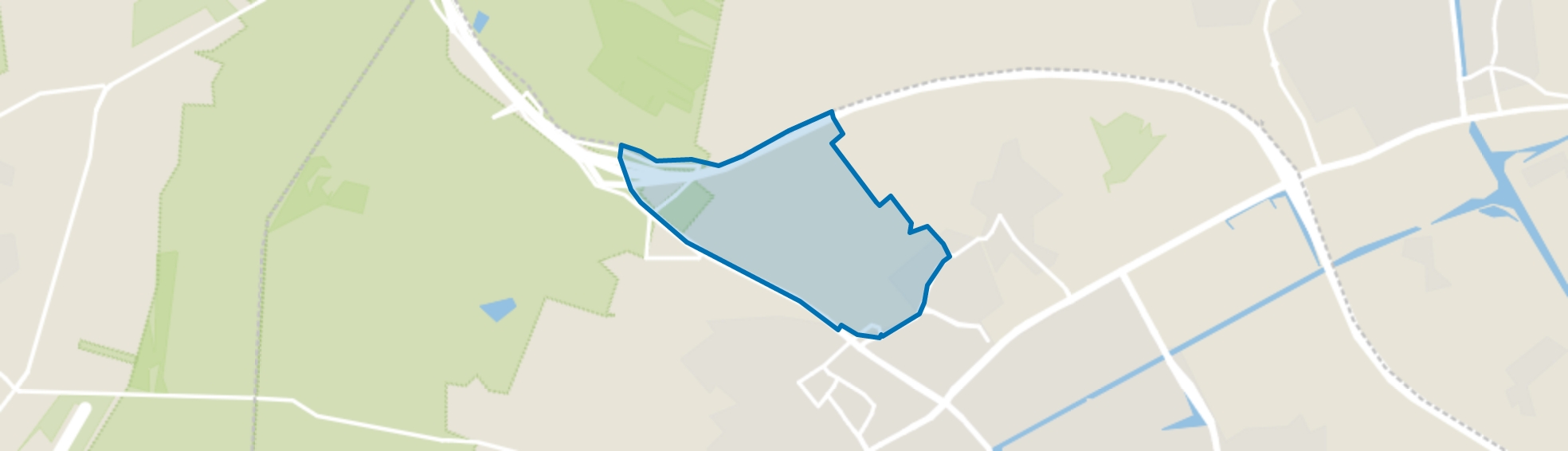 Hulshoven buitengebied, Weert map