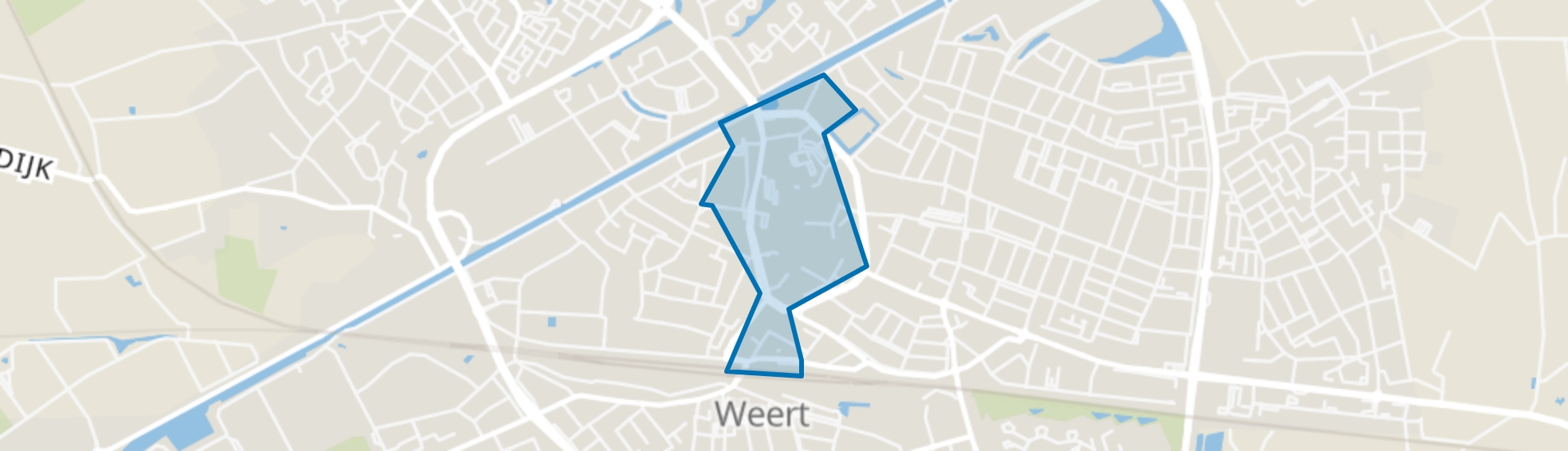 Weert-Centrum, Weert map