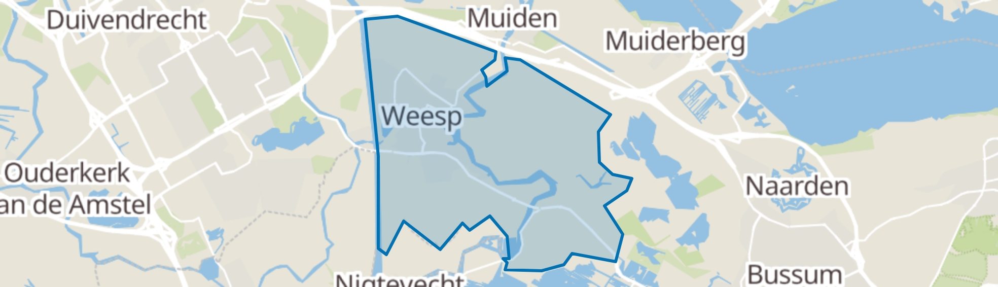 Weesp map