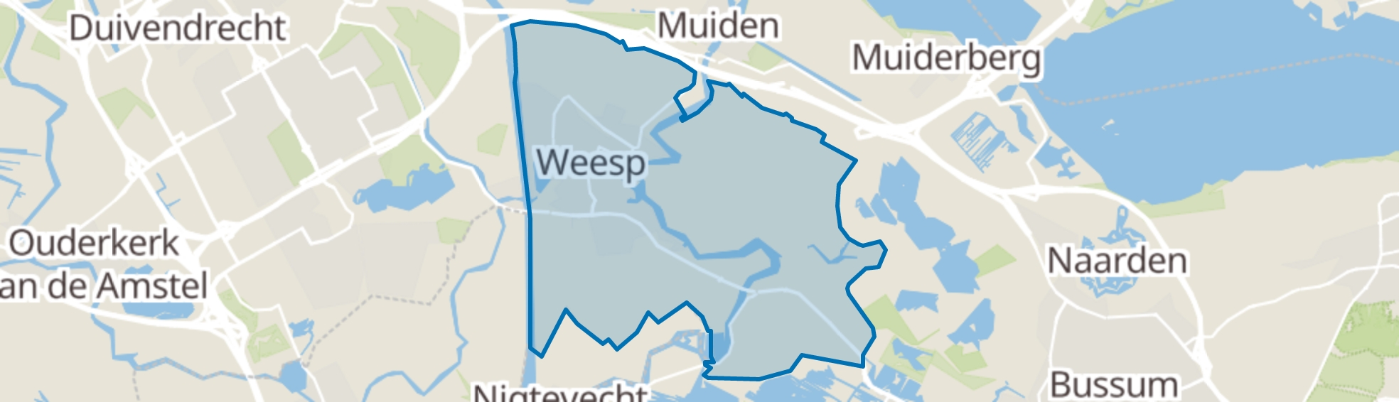 Weesp map