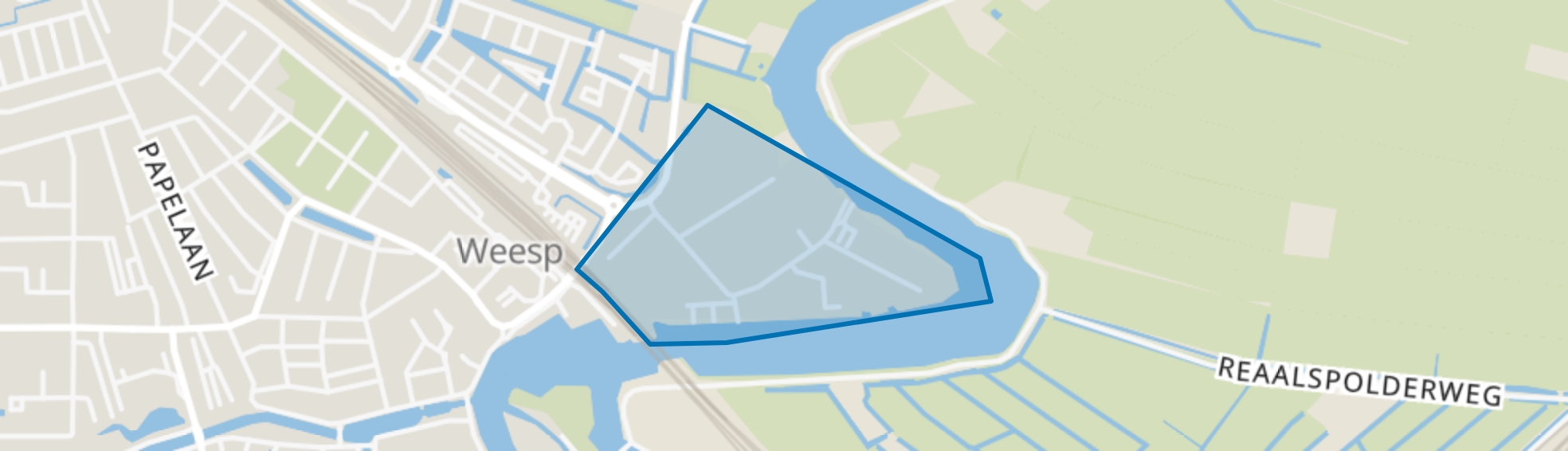 Bedrijventerrein Nijverheidslaan, Weesp map