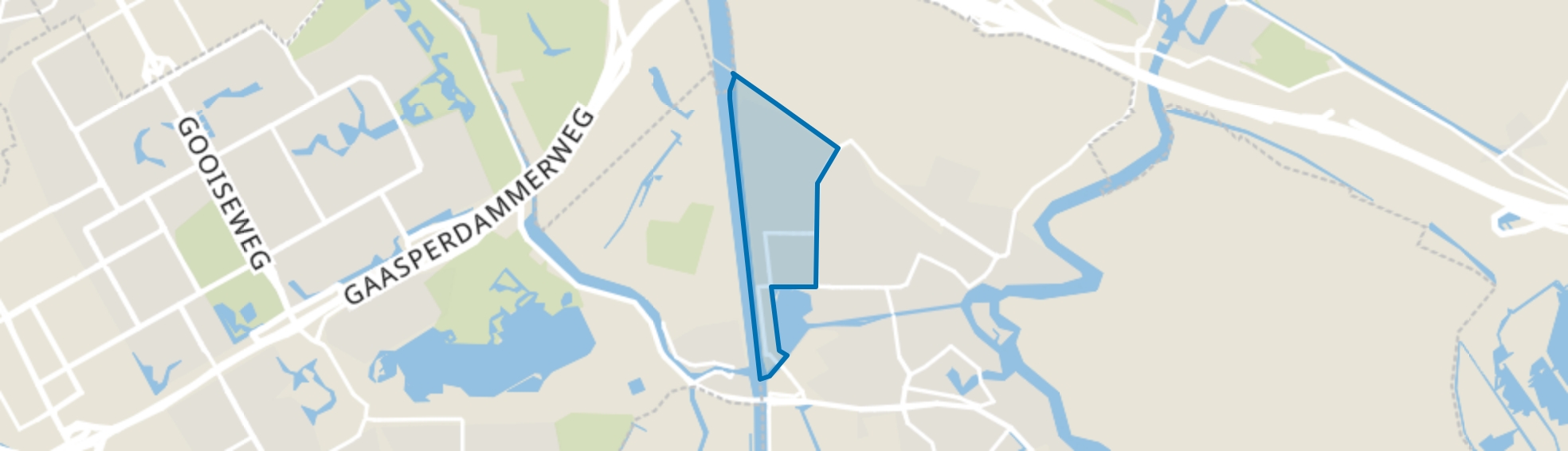 Bedrijventerrein Noord, Weesp map