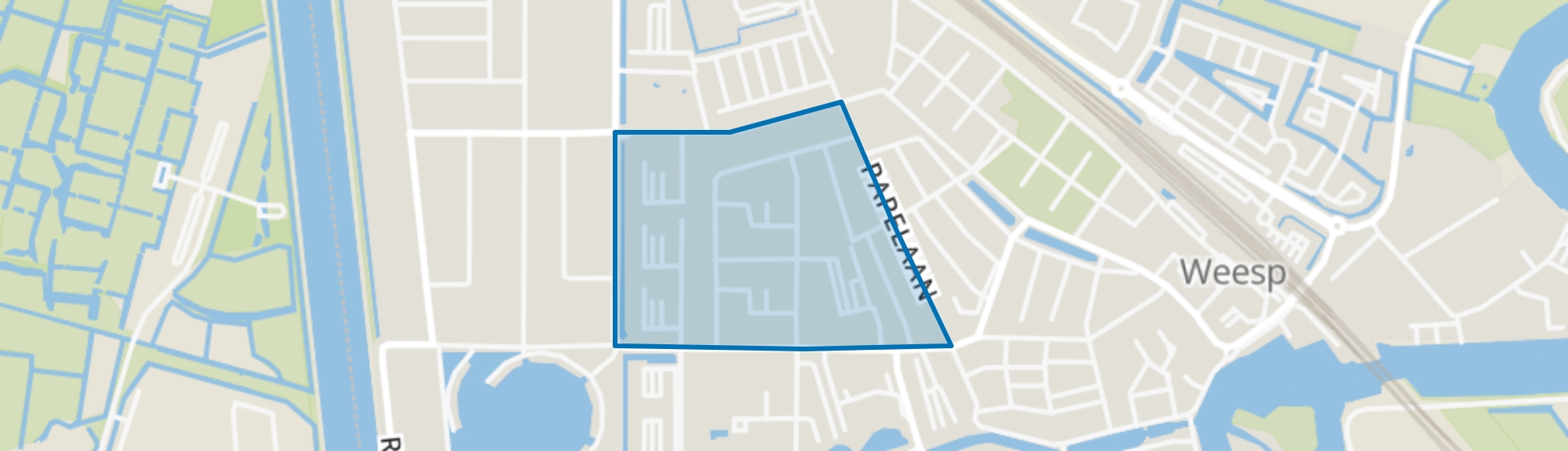 Hogewey-Midden, Weesp map