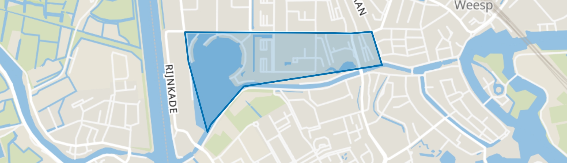 Hogewey Zuid, Weesp map
