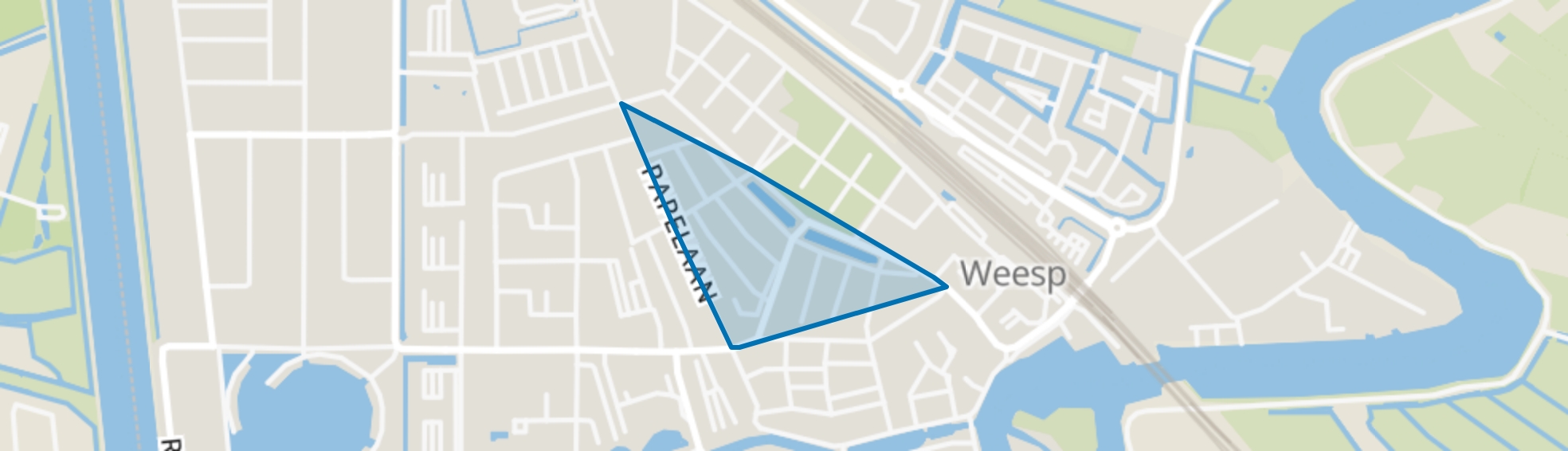 Schildersbuurt, Weesp map