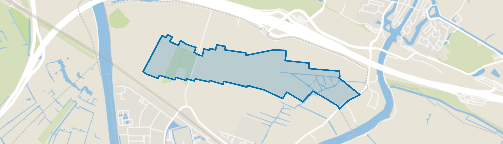 Waterrijk, Weesp map