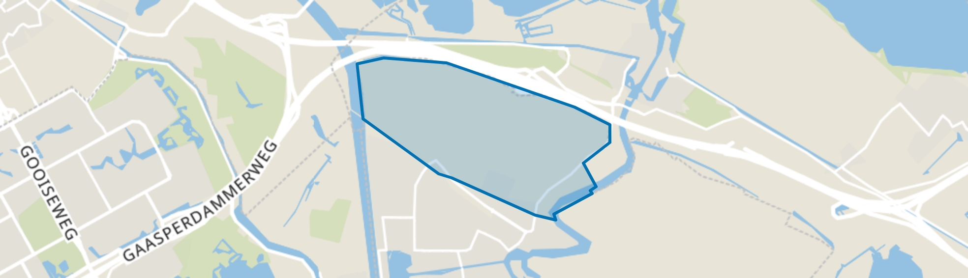 Weespersluis, Weesp map