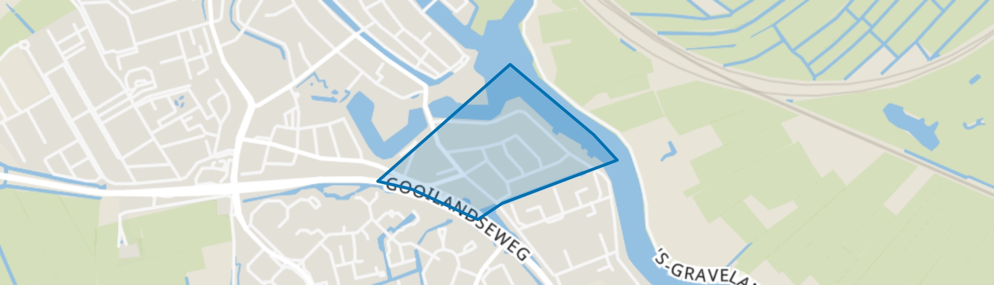 Zuid II, Weesp map