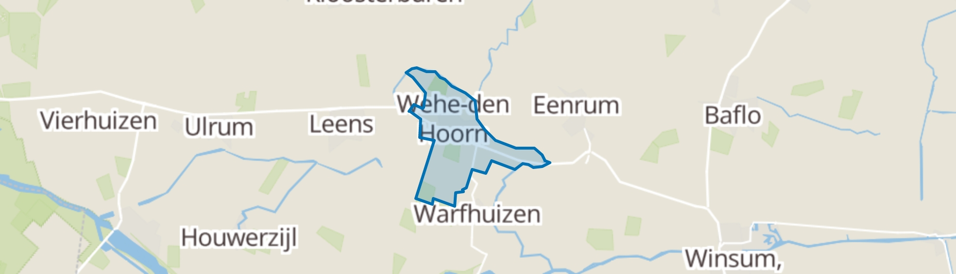 Wehe-den Hoorn map