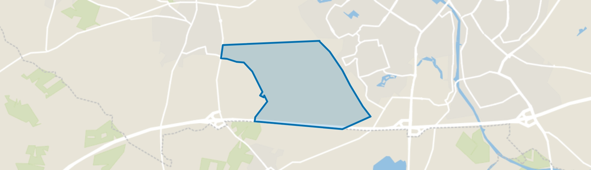 Buitengebied - Het Broek, Wehl map