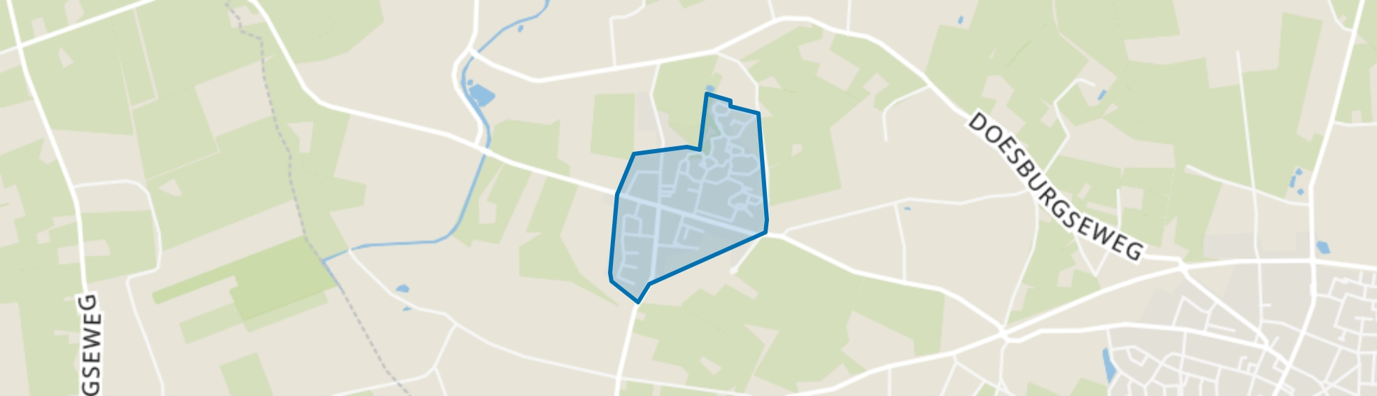 Nieuw-Wehl-Centrum, Wehl map