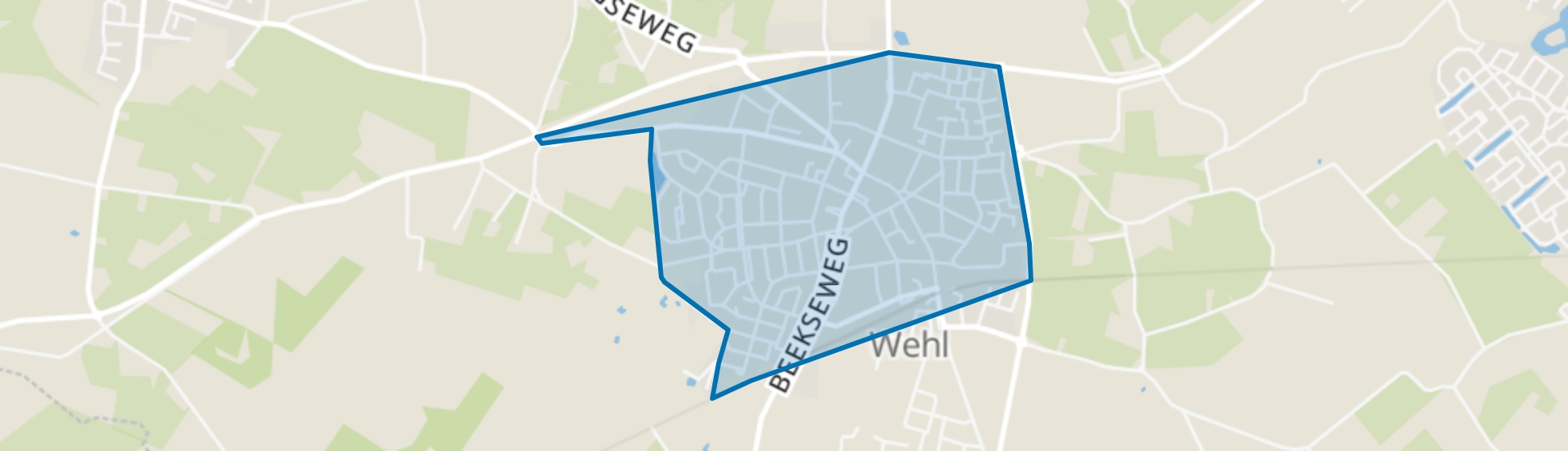 Wehl-Centrum, Wehl map