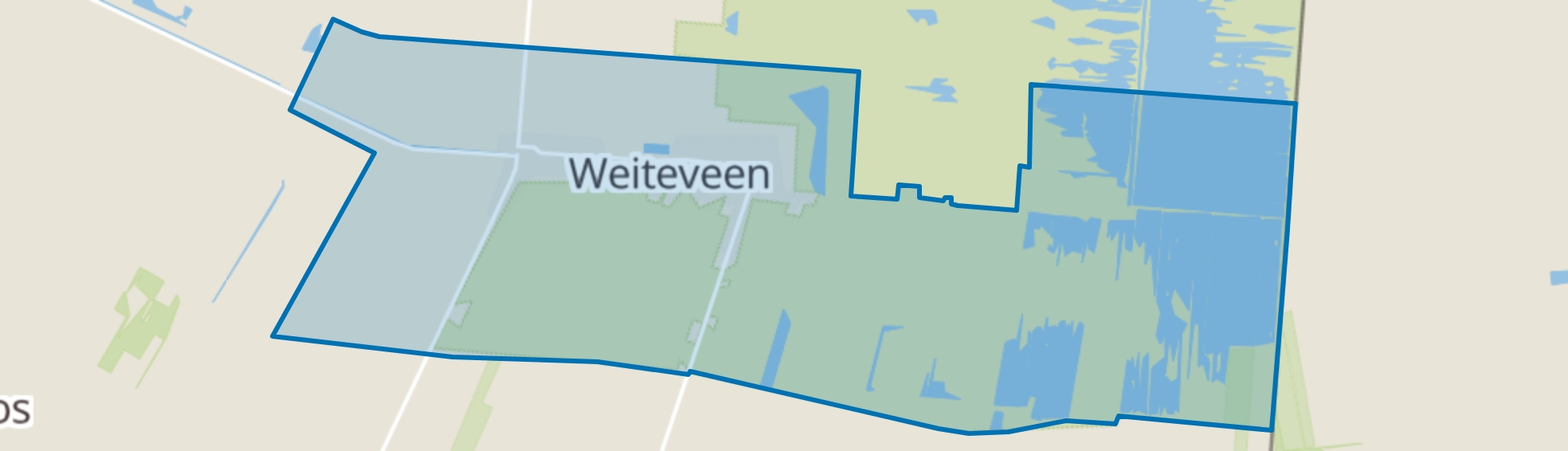 Weiteveen map