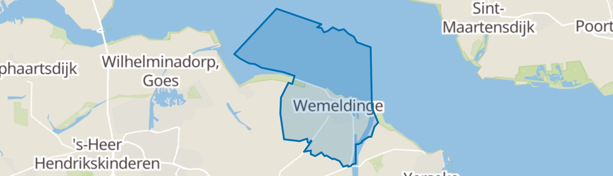 Wemeldinge map